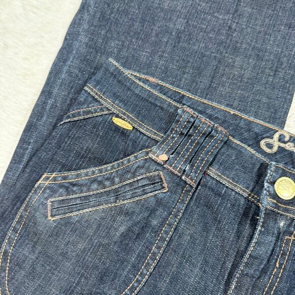 Vintage Y2K Sean John Baggy Dark Wash Baggy Wide Leg Jeans - Picture 3 of 10